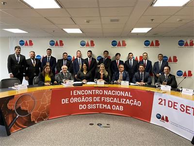 Foto da Notícia: Seccional de MT participa do I Encontro Nacional de Órgãos de Fiscalização do Sistema OAB